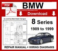 BMW 8 Series Workshop Repair Manual PDF